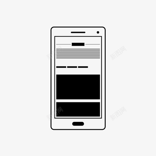 移动网站wifi缩略图图标svg_新图网 https://ixintu.com facebook google portaddress web缩略图 wifi www 智能手机 社交 移动网站 缩略图