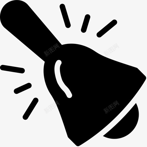打铃休息教育图标svg_新图网 https://ixintu.com 休息 学习 打铃 教育 知识 砸图标教育扎实