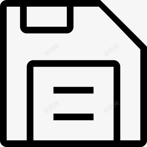 保存磁盘软盘图标svg_新图网 https://ixintu.com ios 保存 另存为 磁盘 移动 简单ios图标集 软盘