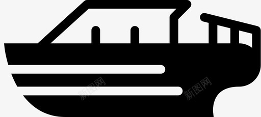 快艇轮船运输工具图标svg_新图网 https://ixintu.com 固体运输工具 快艇 汽车 轮船 运输工具