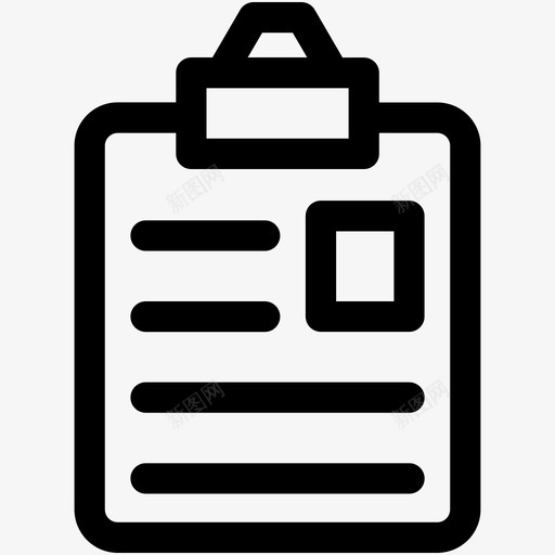 工作档案剪贴板简历图标svg_新图网 https://ixintu.com 剪贴板 商业可爱的图标 工作档案 求职申请 简历