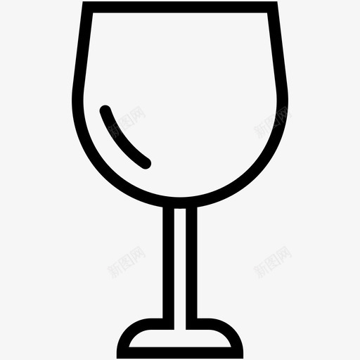酒杯酒精鸡尾酒图标svg_新图网 https://ixintu.com 厨房用具线图标 海 玛格丽塔 酒杯 酒精 饮料 鸡尾酒