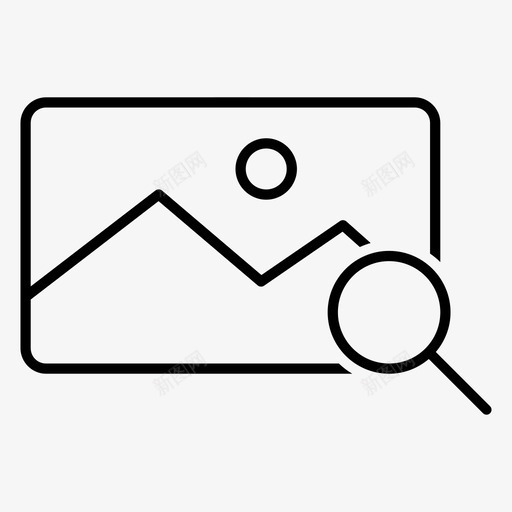 查找相框图库图标svg_新图网 https://ixintu.com 图像 图库 图片查找 照片 相框 视图