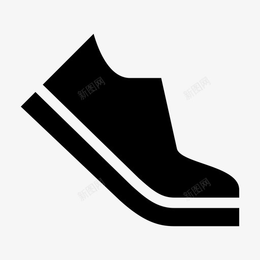 跑鞋靴子快速图标svg_新图网 https://ixintu.com 健身铭文 快速 赛道 跑鞋 靴子