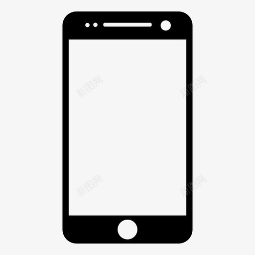 智能手机手机屏幕图标svg_新图网 https://ixintu.com 屏幕 手机 智能手机