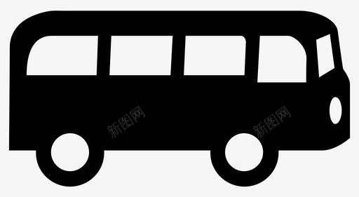 巴士巴士站地图图标svg_新图网 https://ixintu.com 地图 地图符号 巴士 巴士站