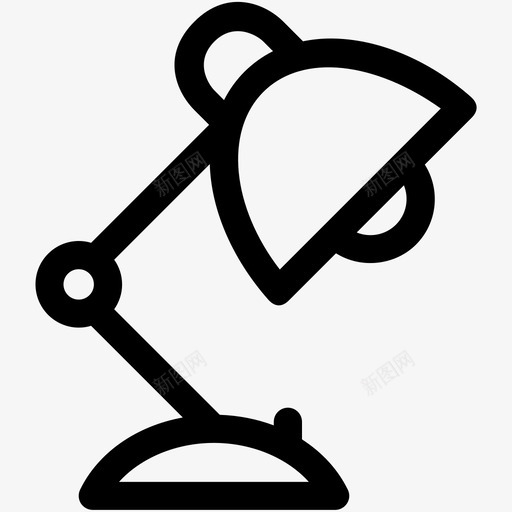 台灯教育图标集svg_新图网 https://ixintu.com 台灯 教育图标集