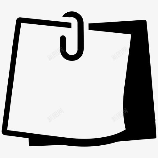 便笺itpin图标svg_新图网 https://ixintu.com it office图标 pin post 便笺 标记便笺