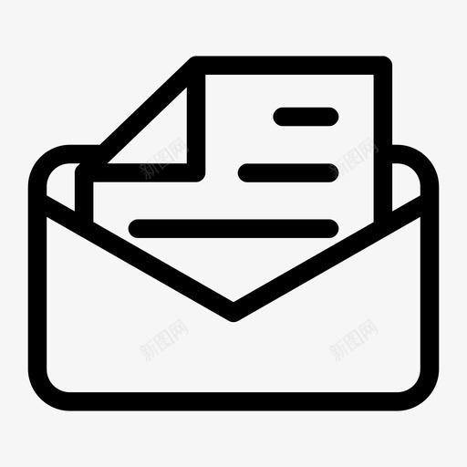 信件草稿邮件图标svg_新图网 https://ixintu.com 信件 发件箱 草稿 通讯媒介 邮件
