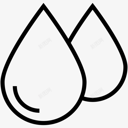 滴管吸管水图标svg_新图网 https://ixintu.com 吸管 婴儿和儿童图标集 水 水滴 滴管
