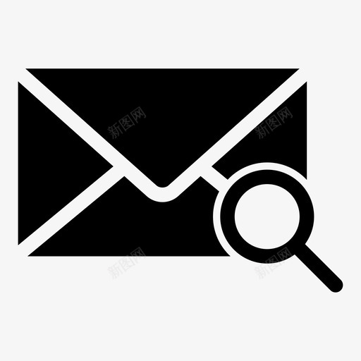 电子邮件查找电子邮件信封图标svg_新图网 https://ixintu.com 信件 信封 电子邮件 电子邮件查找