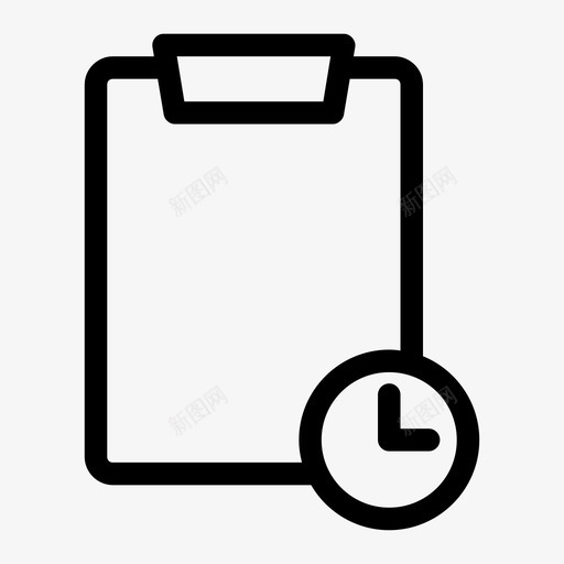 等待剪贴板数据信息知识图标svg_新图网 https://ixintu.com 任务板 剪贴板 办公文具 数据信息 知识 等待剪贴板 记事本