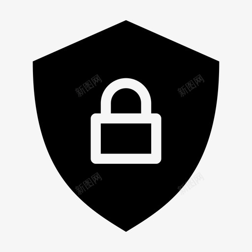 盾锁防病毒防御者图标svg_新图网 https://ixintu.com 受保护 安全 安全徽章 盾锁 防御者 防病毒