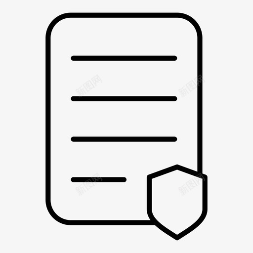 安全纸张活页纸纸张图标svg_新图网 https://ixintu.com 安全纸张 活页纸 纸张 防护罩