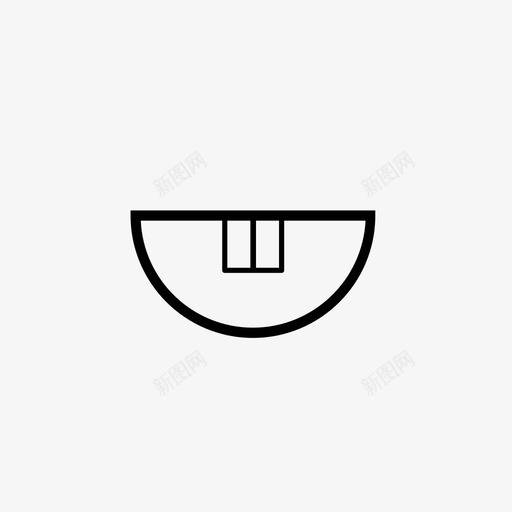 宝宝出牙成长微笑图标svg_新图网 https://ixintu.com 宝宝出牙 宝贝妈咪 微笑 成长