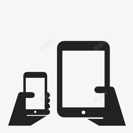 多任务忙碌设备图标svg_新图网 https://ixintu.com 多任务 小工具 忙碌 移动工作 设备