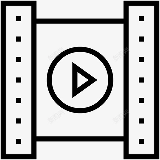 视频播放器互联网媒体图标svg_新图网 https://ixintu.com seo网页优化线图标 youtube 互联网 在线 多媒体 媒体 媒体播放器 流媒体 电影播放器 视频播放器