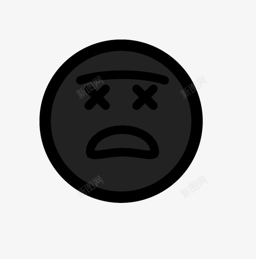 死了不知所措昏过去了图标svg_新图网 https://ixintu.com 下班了 不知所措 昏过去了 死了 累了