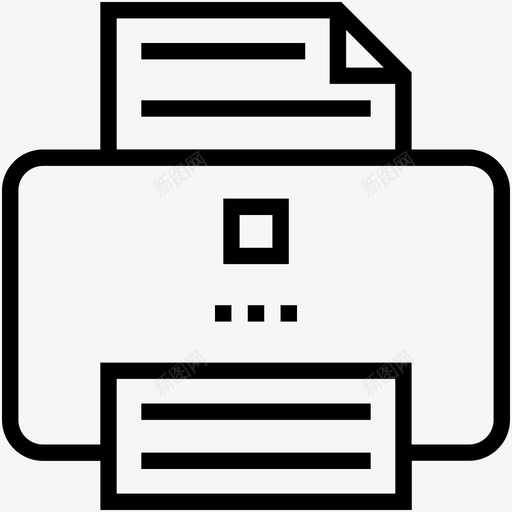打印机脉冲擦痕图标svg_新图网 https://ixintu.com 传真机 佳洁士 复印机 打印机 擦痕 无线 现代商业线图标 脉冲 跳动