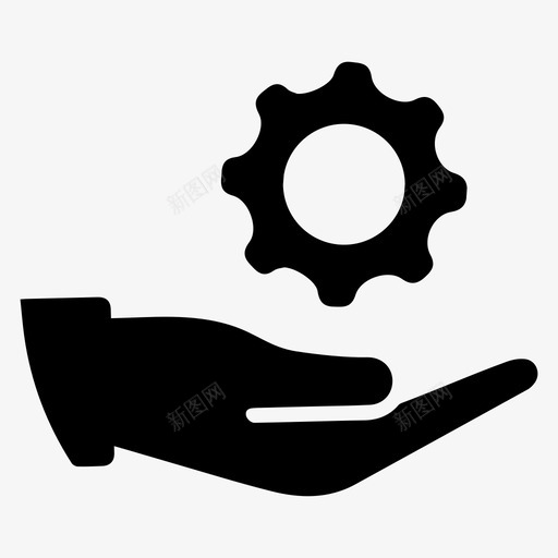 业务服务cog设置图标svg_新图网 https://ixintu.com cog 业务服务 业务终极图标 工作 工具 设置