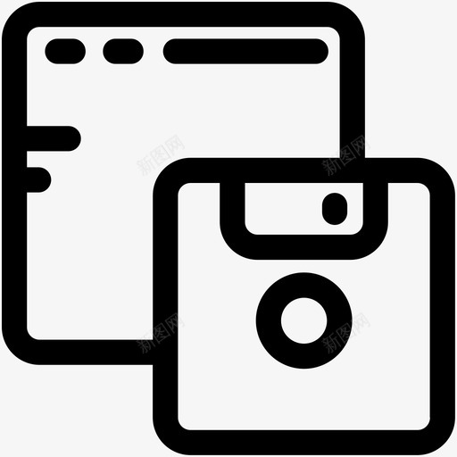 软盘idomfortran图标svg_新图网 https://ixintu.com fortran idom 互联网可爱的图标 存储设备 小尺寸 数据存储 磁盘旋转 软盘 软驱