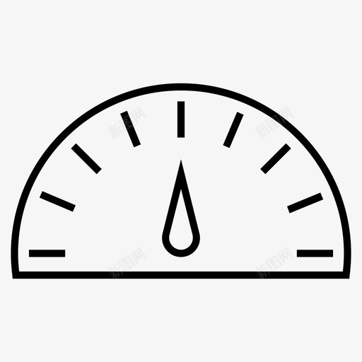 仪表控制面板指示器图标svg_新图网 https://ixintu.com 仪表 指示器 控制面板 水平仪 测量 速度计测量设置