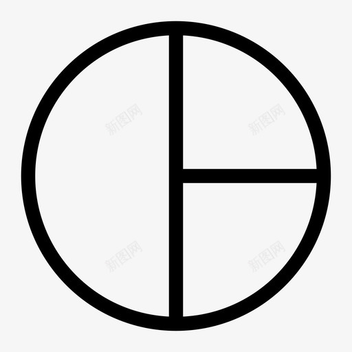 饼图聊天数据图标svg_新图网 https://ixintu.com 办公室 图表 数据 聊天 饼图