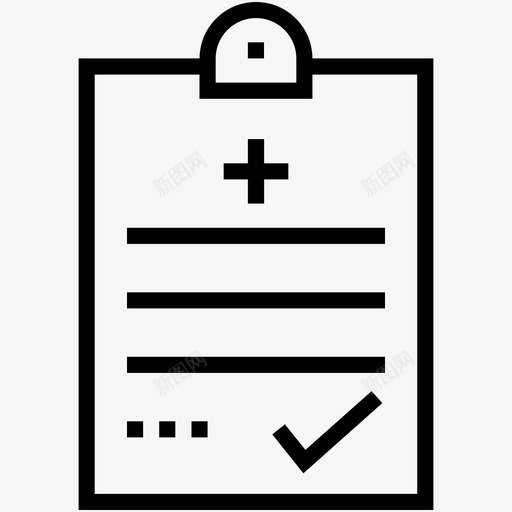 处方剪贴板医疗报告图标svg_新图网 https://ixintu.com 剪贴板 医疗和健康行图标 医疗报告 处方 患者报告 药物