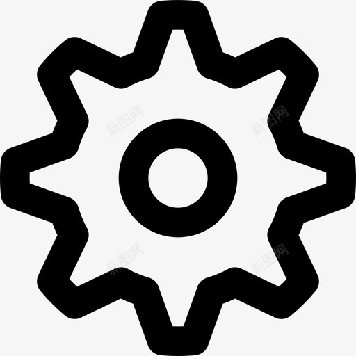 齿轮调整偏好图标svg_新图网 https://ixintu.com 偏好 切割一套可爱的线图标 完美的用户界面和功能图形为基础的24x24像素网格 独特的风格 设置 调整 齿轮