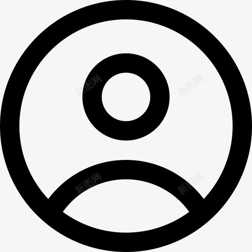 用户帐户头像图标svg_新图网 https://ixintu.com 个人信息 事件应用程序 头像 帐户 用户