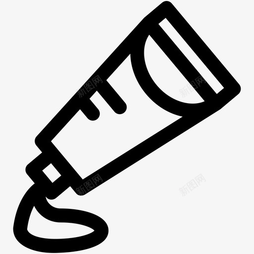 胶水粘胶粗体图标svg_新图网 https://ixintu.com hold nope selled web和用户界面可爱的图标 简笔画胶水 粗体 粘胶 胶水 胶水瓶 金色