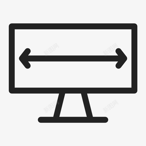显示器显示屏全屏图标svg_新图网 https://ixintu.com 全屏 显示屏 高清 高清显示器