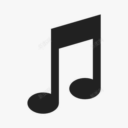 音符声音音调图标svg_新图网 https://ixintu.com 声音 音符 音调