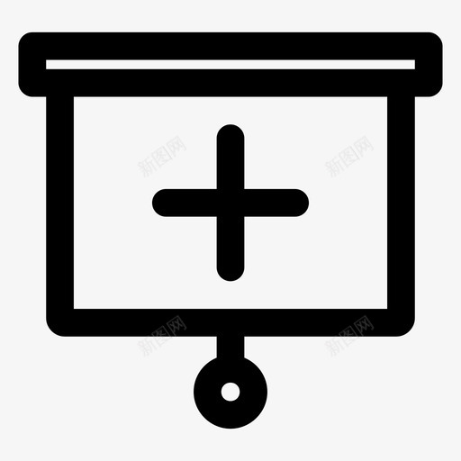 添加投影屏幕添加解释图标svg_新图网 https://ixintu.com 在线演示 屏幕视频 投影屏幕 添加 添加投影屏幕 视频投影 解释