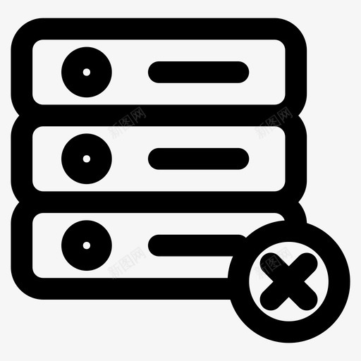 删除主机潮浪涌图标svg_新图网 https://ixintu.com 交叉 克雷斯特 共享主机 共享存储 删除主机 最新技术 服务器 流 浪涌 潮 网络主机 网络服务器