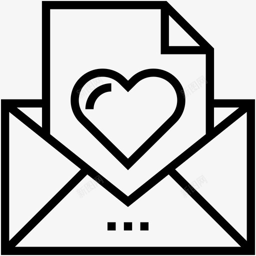 情书信封海图标svg_新图网 https://ixintu.com 信封 情书 情人节贺卡 情人节问候 海 现代商务图标