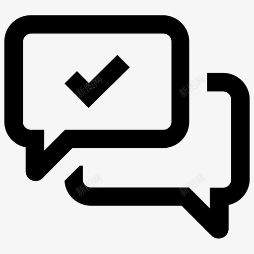 消息读取检查完成图标svg_新图网 https://ixintu.com 发送 完成 检查 消息读取 通信卷3