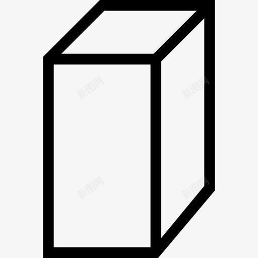 长方体3d立方体图标svg_新图网 https://ixintu.com 3d 点贴 立方体 设计 长方体