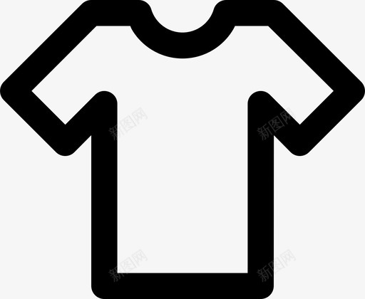 采购产品衬衫衣服t恤图标svg_新图网 https://ixintu.com t恤 日常用品 衣服 采购产品衬衫