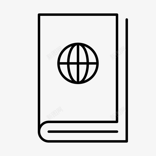 护照假期旅行图标svg_新图网 https://ixintu.com 假期 护照 旅行 暑假 海滩