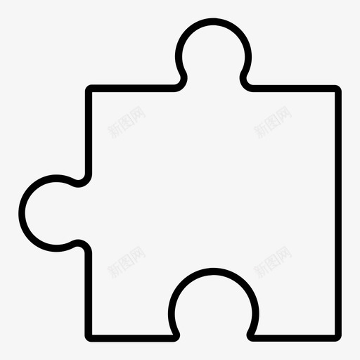 拼图块游戏谜题图标svg_新图网 https://ixintu.com 拼图块 游戏 游戏谜题排列 谜题