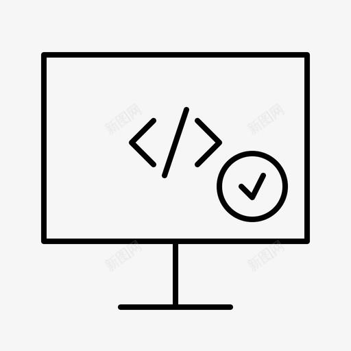 代码检查代理师图标svg_新图网 https://ixintu.com 代理 代码检查 办公室 在线 程序员 网络代理 设计师