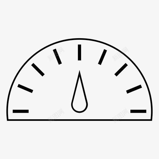 仪表指示器水平仪图标svg_新图网 https://ixintu.com 仪表 指示器 水平仪 测量 速度表测量设置