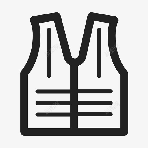反光背心防弹背心安全背心图标svg_新图网 https://ixintu.com 反光背心 安全背心 工作背心 防弹背心