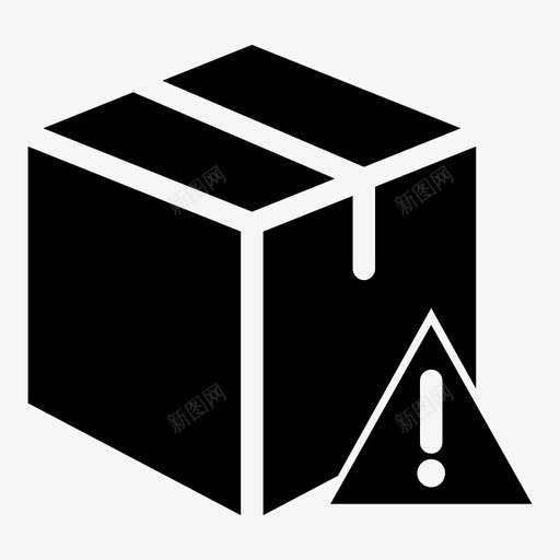 盒子错误盒子包装纸板包装图标svg_新图网 https://ixintu.com 交货 包装 盒子包装 盒子错误 纸板包装