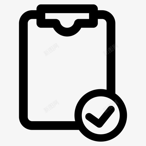 批准剪贴板数据信息记事本图标svg_新图网 https://ixintu.com 任务板 办公文具 战略制定者 批准剪贴板 数据信息 记事本