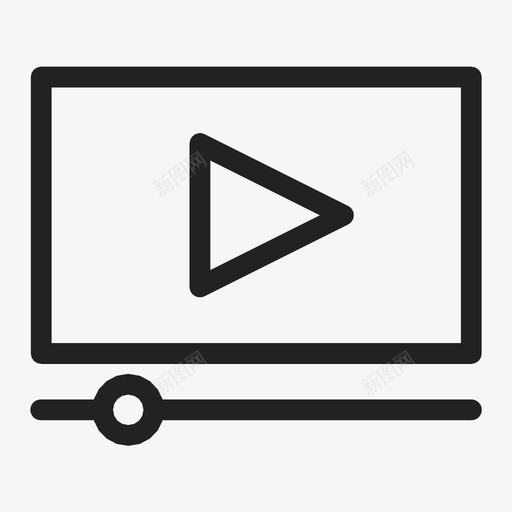 媒体播放器电影音乐图标svg_新图网 https://ixintu.com 媒体播放器 电影 视频 音乐