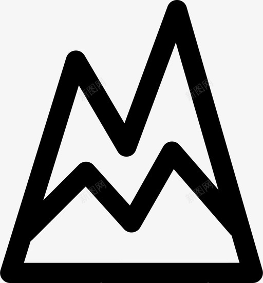 山地探险徒步旅行图标svg_新图网 https://ixintu.com 山地 徒步旅行 探险 每日 自然 雪