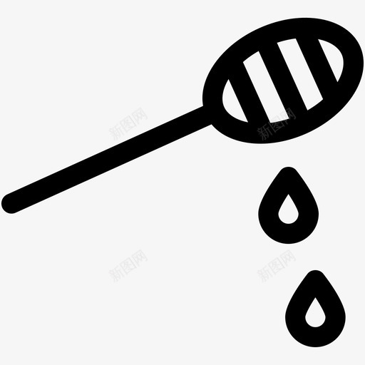蜜勺蜜梳蜜汁图标svg_新图网 https://ixintu.com 美容和水疗可爱的图标 蜜勺 蜜梳 蜜汁