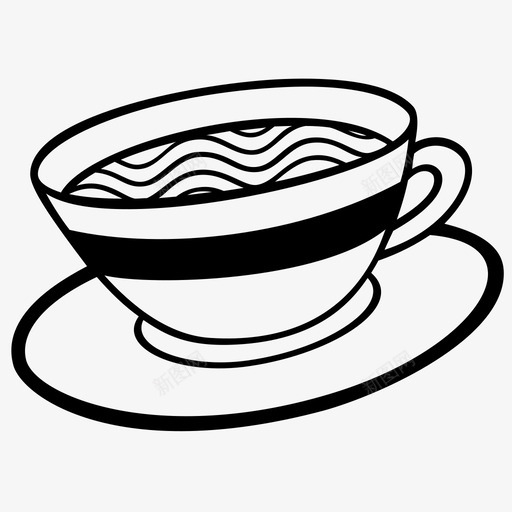 一杯茶咖啡饮料图标svg_新图网 https://ixintu.com 一杯茶 咖啡 饮料